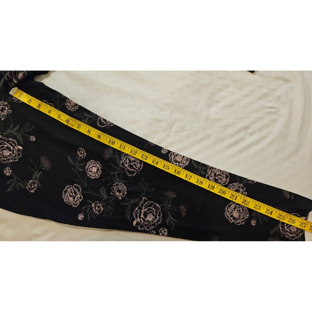 Torrid Bundle 2 Lot of 2 Pairs Floral Leggings Womens Plus Size 2 2X Comfy Cozy - Picture 9 of 10